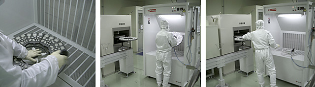 Example of use in a clean room