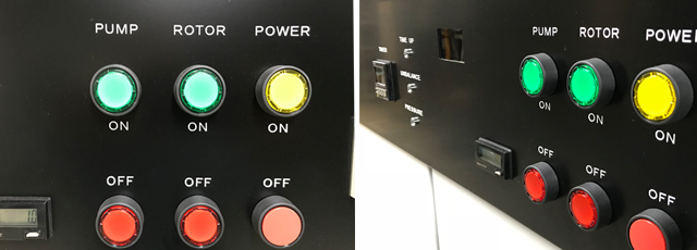 Power switch panel of drive unit
