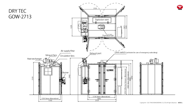 DRYTECH GOW-1713 Outline drawing