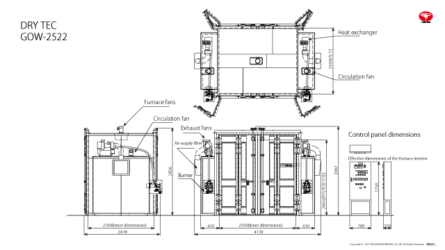 DRYTECH GOW-2522　Outline drawing