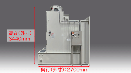 オイルブース　TB30-23　左側面