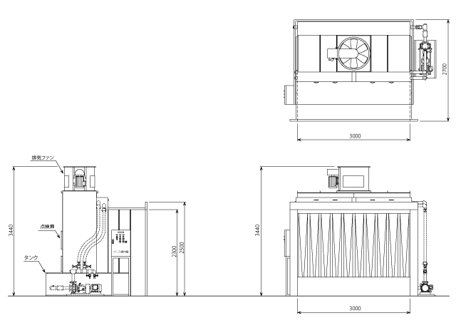 オイルブース TB30-23b 標準図