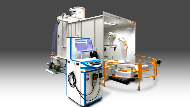 スワンコーティングシステム　左側面