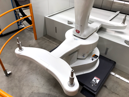 スワンプロ　ダブルターン　回転機構付搬送装置