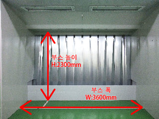 오일 부스 TB-36-23B　폭과 높이