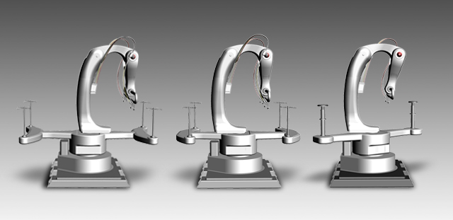 SWAN 1600 standard machine (Left), SWAN 1200 (Mid), SWAN 1400-2T (Right)