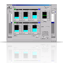 Monitor screen for coating condition setting