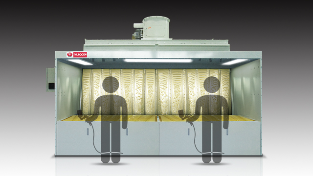 OIL BOOTH for manual TB42-20B