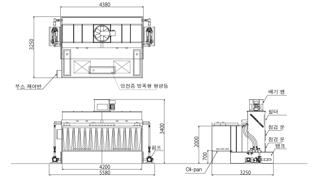 OILBOOTH 손 도장용 TB42-20B도면