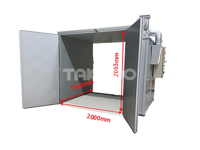 The Furnace size (inside dimension)