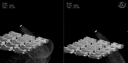 Illustration 5 Whether the spray gun moves or the workpiece moves