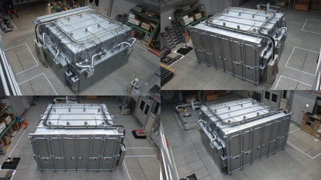 特注品 大型塗装専用乾燥機 上部写真 特注品 大型塗装専用乾燥機 上部写真