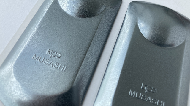 インジウム ミラー コーティング カラーサンプル-1 マット+模様 インジウム ミラー コーティング カラーサンプル-1 マット+模様